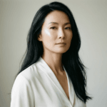 mulher com unhas naturais polidas minimalismo nas mãos